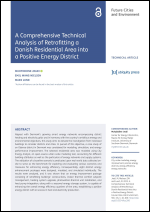 A Comprehensive Technical Analysis of Retrofitting a Danish Residential Area into a Positive Energy District