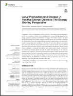 Local Production and Storage in Positive Energy Districts: The Energy Sharing Perspective