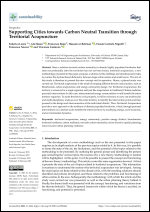 Supporting Cities towards Carbon Neutral Transition through Territorial Acupuncture